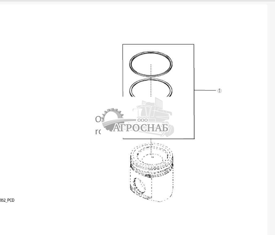 9901 Комплект поршневых колец 